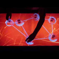 Interactive Bar Counter with Projected Visual Effects video preview