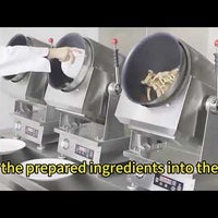 Commercial Automatic Stir-Fry Cooking Robot — Electric Wok Machine video preview