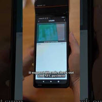 Handheld Android Mobile POS Terminal with Built-In Thermal Printer video preview