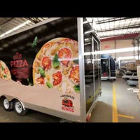 Mobile Wood-Fired Pizza Food Trailer — 5 m Concession Kitchen video preview