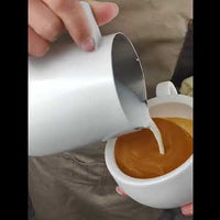 Stainless Steel Milk Frothing Pitcher — 700 ml video preview