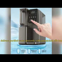 Countertop RO Water Purifier — Hot & Cold, 4-Stage, Self-Cleaning — превью видео