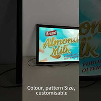 LED Snap-Frame Advertising Light Box — Ultra-Thin Poster Display video preview