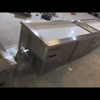 Stainless Steel Ice Fish Table — Refrigerated Seafood Display Cabinet video preview