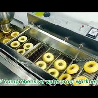 Commercial Automatic Donut Making Machine — High-Capacity Fryer video preview