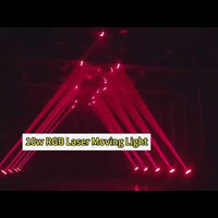 10W RGB Animation Laser Light — Moving Head, ILDA &amp; DMX video preview