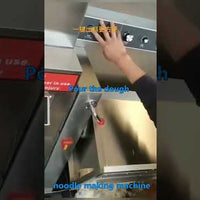 Commercial Automatic Fresh Noodle Machine — Mixer, Sheeter &amp; Cutter video preview