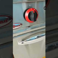 Industrial Smooth Gas Griddle with Cabinet video preview