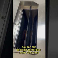 Commercial Conveyor Bun Toaster — Burger &amp; Hot Dog video preview