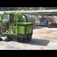 Ride-On Electric Floor Sweeper — 48V Industrial Road Sweeper video preview