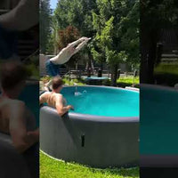 Inflatable Drop-Stitch Swimming Pool — Round & Rectangular — превью видео