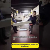 Solar LED Light Box — Outdoor Double-Sided Illuminated Sign video preview