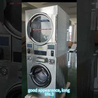 Commercial Washer-Extractor-Dryer Combo — Stainless Steel video preview
