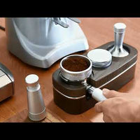 Bottomless Espresso Portafilter — Stainless Steel video preview