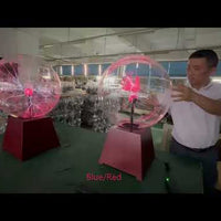 20-Inch Plasma Ball Lamp — Touch-Sensitive Lightning Globe video preview