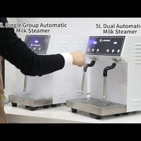 Commercial Electric Milk Steamer — 5L Stainless Steel Steam Frother video preview