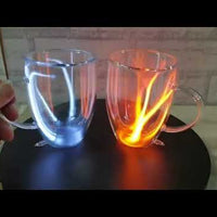 Plasma Ball Glasses Set — Touch-Reactive Luminous Cups (Set of 3) video preview