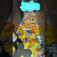 Interactive Indoor and Outdoor Laser Floor &amp; Wall Projector video preview