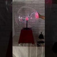 20-Inch Plasma Ball Lamp — Touch-Sensitive Lightning Globe video preview