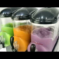 Commercial Slush Granita Machine — 3 Bowls, 36 L video preview