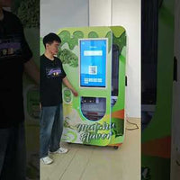 Automatic Soft Serve Ice Cream Vending Machine — 32" Touchscreen, DIY Flavors video preview