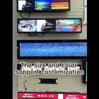 Ultra-Wide Stretched Bar LCD Display — Digital Signage Screen video preview