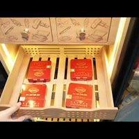 Vista previa del vídeo de Armario humidor termoeléctrico para puros — 25 L, puerta de cristal