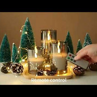 Flameless LED Candles with Remote — 3-Piece Set video preview