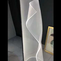 Modern Geometric Acrylic LED Floor Lamp video preview