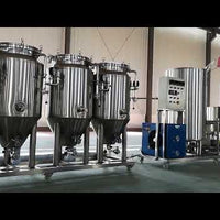 100L Craft Microbrewery System — Brewhouse &amp; Fermenters video preview