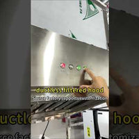 Commercial Ductless Range Hood — ESP Fume Purifier, 3000 m³/h video preview