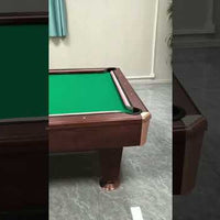 Vista previa del vídeo de Mesa de billar americano para bola 9 de madera maciza