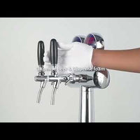 Water-Cooled Draft Beer Kegerator — 40L Stainless Steel video preview