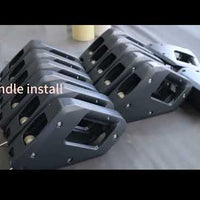 Cantilever Patio Umbrella — Aluminum LED Offset Parasol video preview