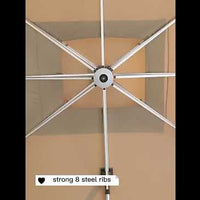 Cantilever Patio Umbrella — Aluminum LED Offset Parasol video preview