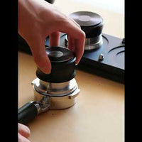 Vinyl Record Espresso Barista Kit — 58.5mm Distributor, Tamper &amp; Needle Set video preview