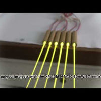 571nm Yellow DPSS Laser Module — 30mW video preview