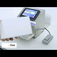 Benchtop Static Inkjet Coder — 600 DPI Touchscreen video preview