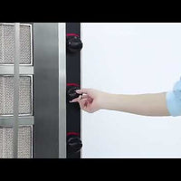 Commercial Gas Doner Kebab &amp; Shawarma Machine — 4-Burner Rotary video preview