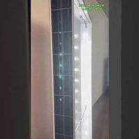 Solar-Powered Outdoor LED Light Box Sign — Double-Sided, Waterproof video preview