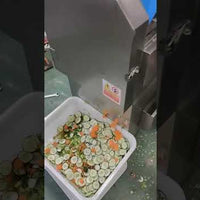 Commercial Vegetable Cutter Machine 300-800 kg/h video preview