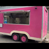 Enclosed Mobile Food Trailer — Towable Concession Cart video preview